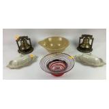 Lennox covered butter dishes, Liberty bell