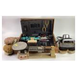Electric buffer *untested*, triple beam balance
