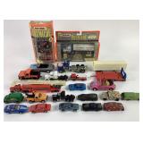Matchbox & others die cast cars & rigs, etc.
