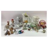 Popper & Mann tea set: tea pot, creamer & sugar;