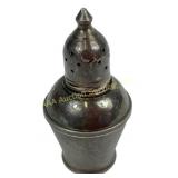 Sterling silver & glass salt shaker