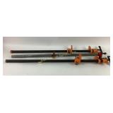 (3) pipe clamps