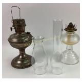 (2) oil lamps