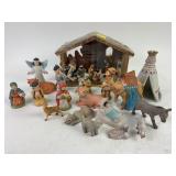 CeramicNativity sets & misc nativity pcs