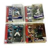 NFL McFarlane Action Figures: Gates, Harrison, Bru