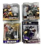 McFarlane NFL Action Figures: McNair, Peterson, Gr
