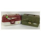 Plano and Old Pal fishing tackle boxes, fishing