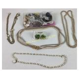 Costume Jewelry Including Earrings, necklaces