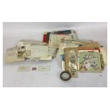 Ephemera:  cards, letters, newspaper clippings