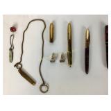 Fountain pens incl. Parker (damaged), Windsor,