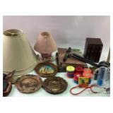 Decorative Plates, Reel Tapes, Lampshades