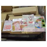 Boxes of Cookie cutters: label, design element