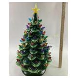 Ceramic Christmas Tree With Multi-Color Lights