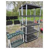 Plastic Shelves (2) & Tool Organizer