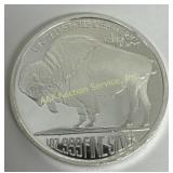 1 Ounce 999 Fine Silver Buffalo bullion coin