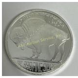 1 Ounce 999 Fine Silver Buffalo bullion coin