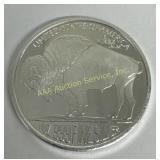 1 Ounce 999 Fine Silver Buffalo bullion coin
