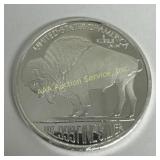1 Ounce 999 Fine Silver Buffalo bullion coin