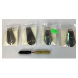 (4) advertising metal shoe horns W. L. Douglas,