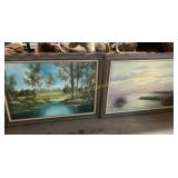 43×31 Framed Landscape art
