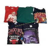 Sports Graphic T-Shirts Featuring Joe, Montana, Ra