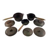 Cast Iron Cookware With Wooden Handles