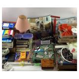 Assorted Home Decor, Electronics, Stained Glass, a