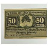 1922 Germany currency 50 Pfennig Notgeld