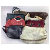 Purses:Simply Vera,  leather saddle bag style,