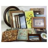 Wall art:  framed, canvas, matted and cloth.