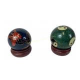 Chinese Baoding balls:  Shou Xing Iron and