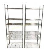 Chrome Wire Shelving Units With Adjustable Shelves