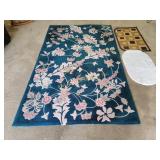 Area rug  95 x 60, (2) smaller rugs