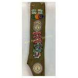 Boy Scouts of America sash with patches: Big