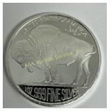 1 Ounce 999 Fine Silver Buffalo bullion coin