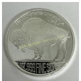 1 Ounce 999 Fine Silver Buffalo bullion coin