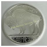 1 Ounce 999 Fine Silver Buffalo bullion coin