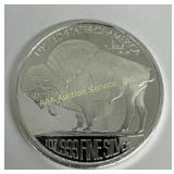 1 Ounce 999 Fine Silver Buffalo bullion coin