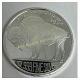 1 Ounce 999 Fine Silver Buffalo bullion coin