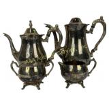 Oneida silver plate, coffee & tea Servers,