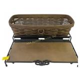 Longaberger Basket shelf and basket