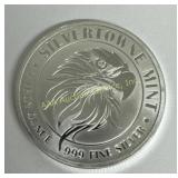 1 Troy Oz 999 Fine Silver Silvertowne Mint