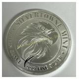 1 Troy Oz 999 Fine Silver Silvertowne Mint