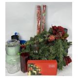 Storage bags, Christmas decor, trash bags, dust