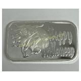 1 Ounce .999 Fine Silver Bullion Halloween