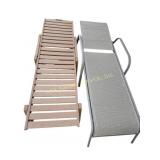 Chaise Lounge Chairs (2) : Synthetic Wood (1) and