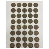 (40) 1935 U.S. Buffalo Nickels