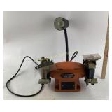 6-Inch Bench Grinder with Light by ShopSource Powe