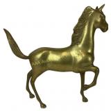 Brass horse statue