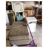 Ottoman, Razor Accelerator Scooter, High Chair, an